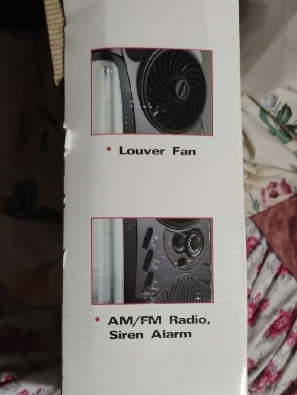 Rechargeable Fluorescent Lamp/Fan/Am Fm Radio - Picture 4 of 4